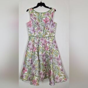 Kay Unger JACKIE MIDI DRESS Size 10